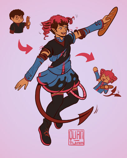 Mini sequence, flat color